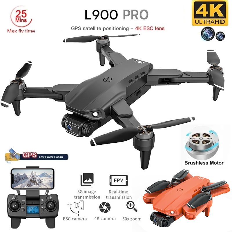 Photography Hd - Квадрокоптер L900 Pro складной с GPS