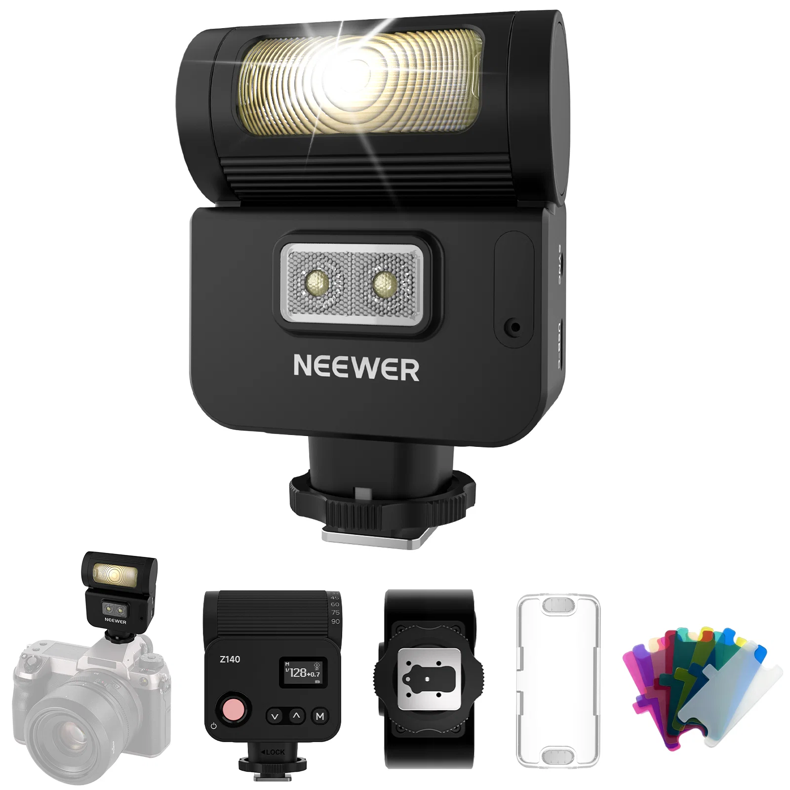 Speedlite Flash External - NEEWER Z140 16Ws Компактная мини-вспышка для