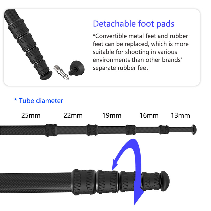 Профессиональный штатив OBO N2 – обзор и цена Camera Tripod Carbon
