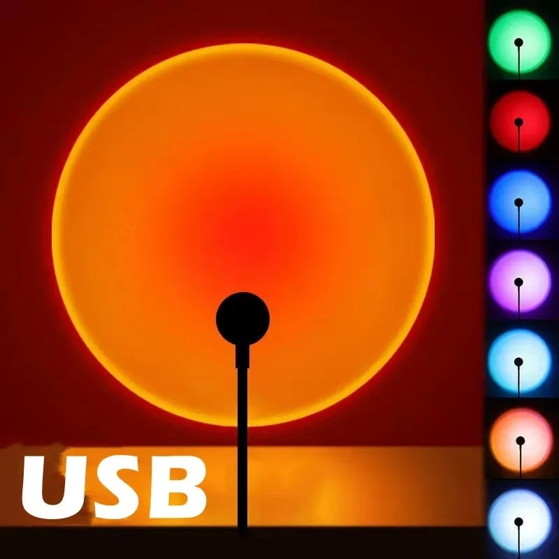 USB проекционная лампа заката, – обзор и цена Photography Coffee