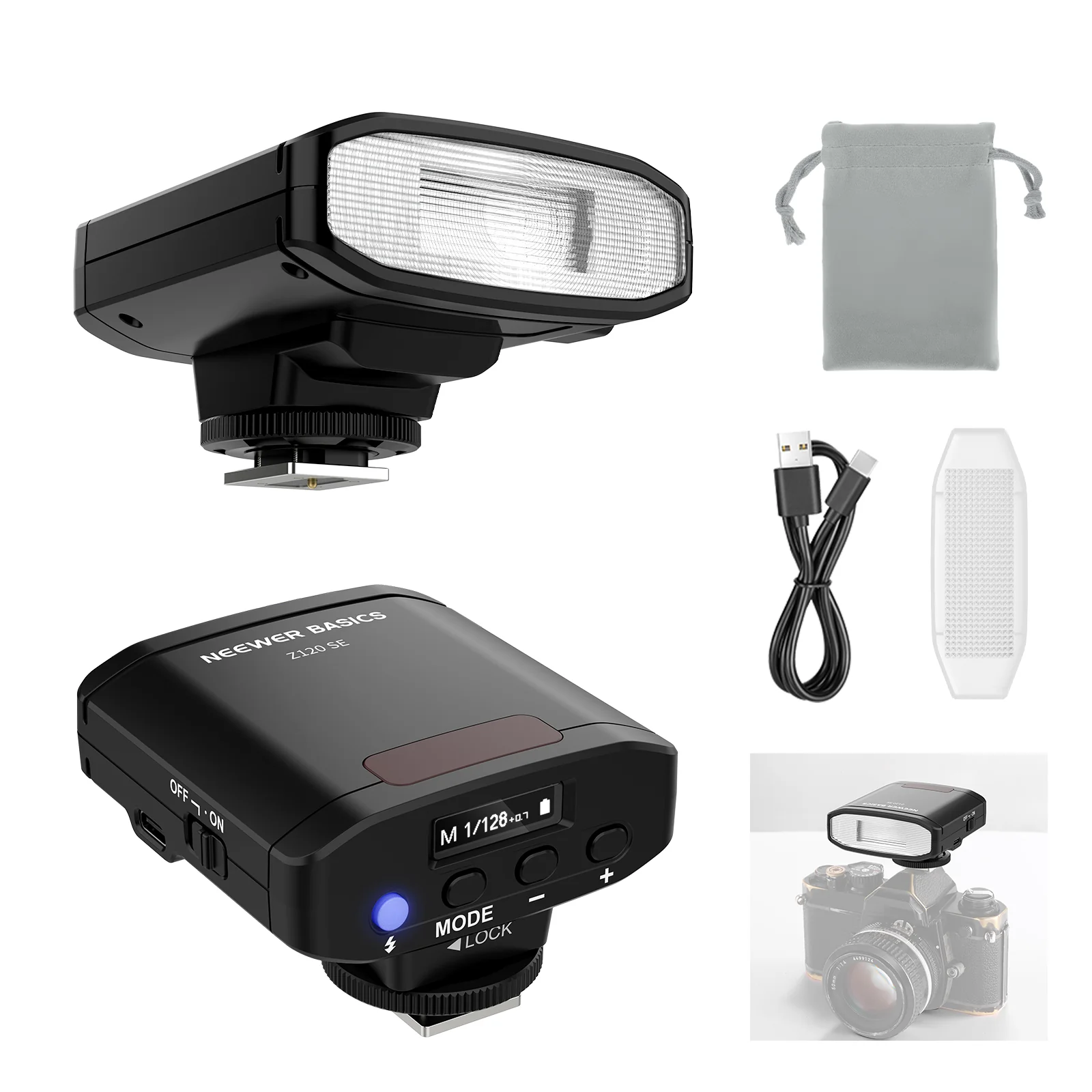 NEEWER BASICS Z120 SE 5600K Ми – обзор и цена Speedlite Flash External