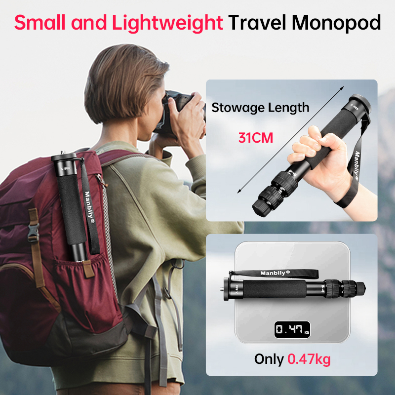 Монопод Manbily A-888 из алюми – обзор и цена Camera Tripod Carbon