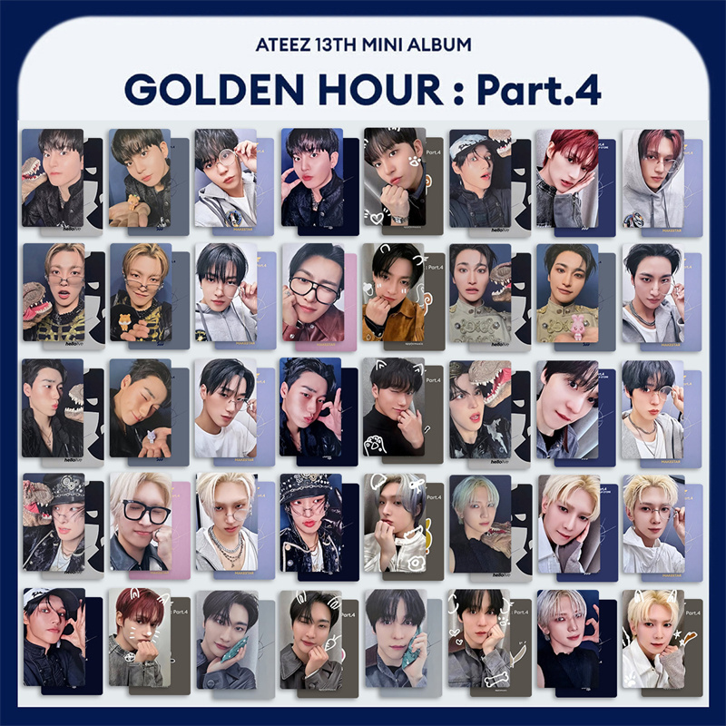 ATEEZ 5 шт./набор GOLDEN HOUR  – обзор и цена Photography News