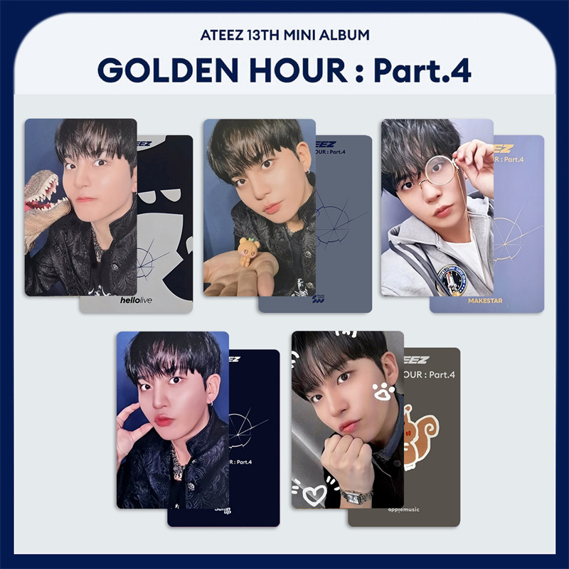 ATEEZ 5 шт./набор GOLDEN HOUR  – обзор и цена Photography News